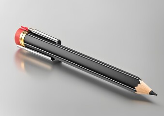 Lead pencil set against a white background.