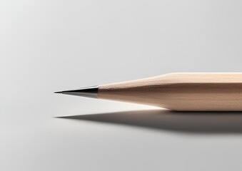 Lead pencil set against a white background.