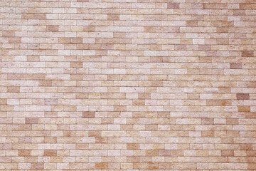 Background of brick wall texture cream and yellow color.
