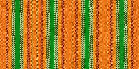 Halloween Seamless Pattern with Orange Background and Green Stripes for Textiles and Wallpapers
