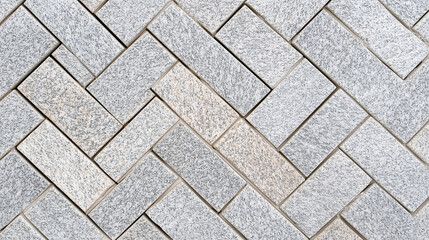 Naklejka premium Gray Herringbone Stone Floor Texture