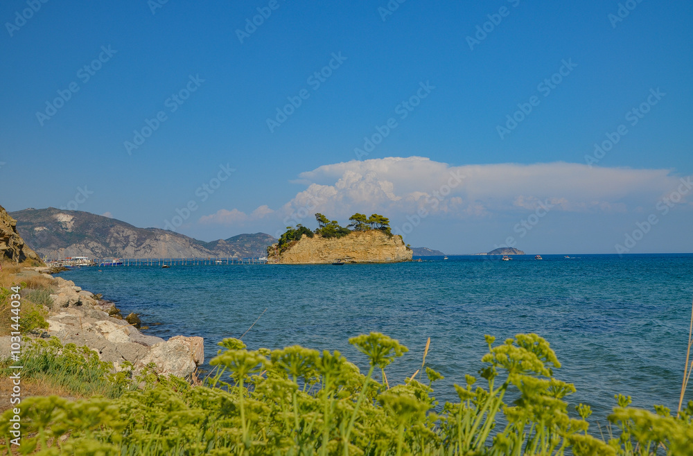 Wall mural zakynthos august 2024, amazing multicolored and surprising landscapes, cameo island