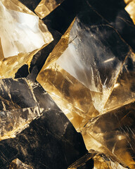 Obraz premium Luxury Photograph of Exquisite Abstract Material Textures Showcasing Opulence and Elegance in Contemporary Design