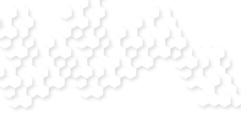 Fototapeta premium White abstract honeycomb mosaic and tile geometric hexagon vector illustration. geometric digital technology polygon science vintage square mosaic and web cover business texture.