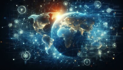 Global Connectivity: A Digital World Map