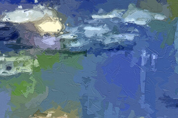 Oil paintings and various flowers, lotus leaves, lotus flowers, fruits, birds, roses, peonies, beautiful flowers