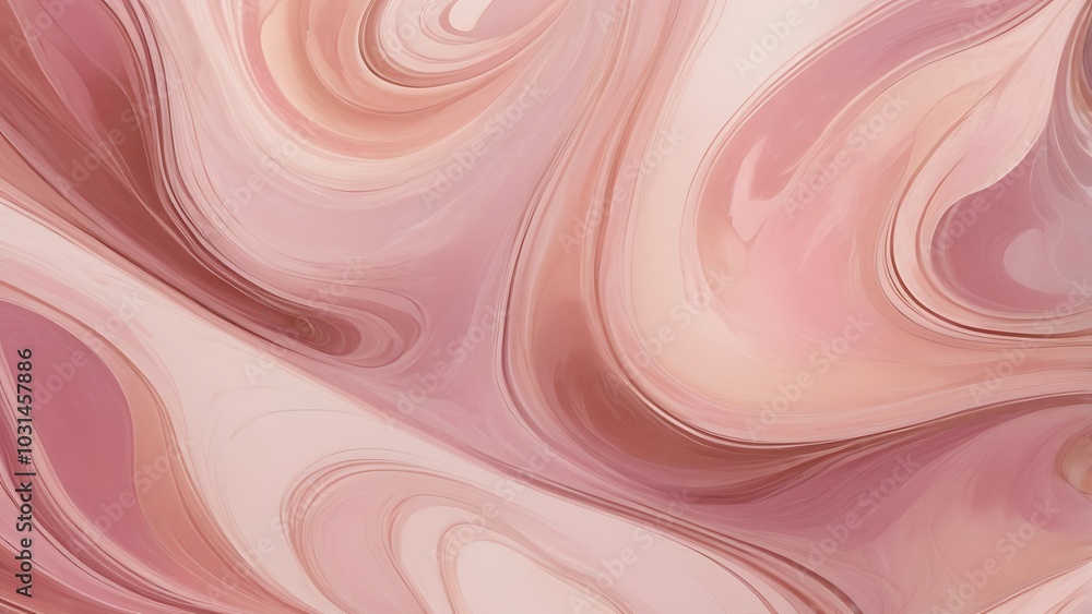 Poster close up, abstract style illustration background featuring a textured surface with swirling liquid f