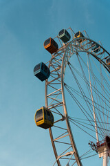 ferris wheel on a sunny day