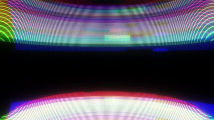 RGB distortion and colorful digital glitch for innovative video editing - Powered by Adobe