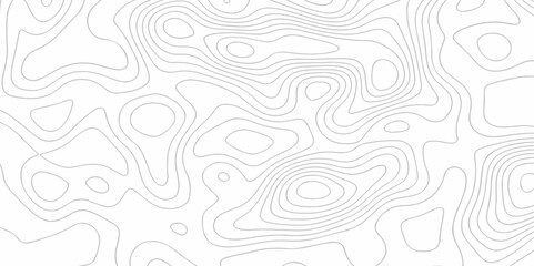 Vector abstract Topography map crave white and black wave doodle line topo map diagram relief line grid topo mountain background. geometric Line topography map contour background.
