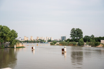 river in the city