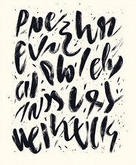 Handwritten font set with artistic and playful typography perfect for creative designs branding and stationery projects