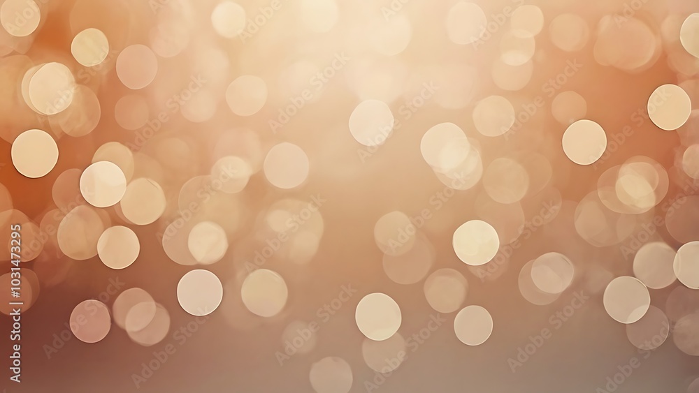 Poster abstract digital artwork featuring a bokeh effect with a gradient background transitions smoothly fr