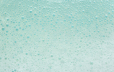 Foam background. shampoo Soap foam texture on water. Detergent foam bubble