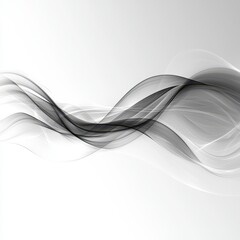 Fototapeta premium Abstract Black Wave