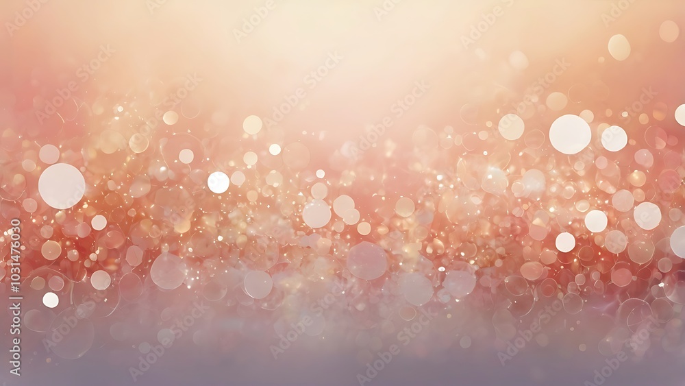 Aufkleber abstract digital artwork featuring a bokeh effect with a gradient background transitions smoothly fr