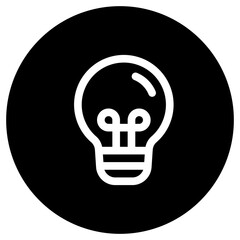 Fototapeta premium Editable lightbulb vector icon. Property, real estate, construction, mortgage, interiors. Part of a big icon set family. Perfect for web and app interfaces, presentations, infographics, etc