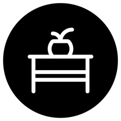 Editable coffee table vector icon. Part of a big icon set family. Perfect for web and app interfaces, presentations, infographics, etc