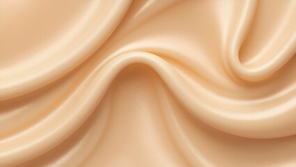 Obraz premium A soft dreamy caramel cream color dominates ai generative