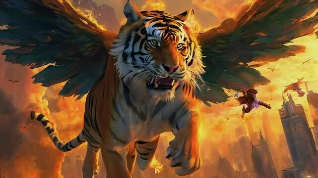Winged Tiger Saves the World