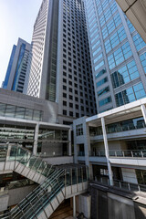 Fototapeta premium 東京品川 オフィスビル群の風景