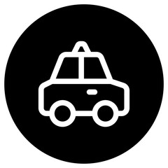 Editable taxi cab vector icon. Vehicles, transportation, travel. Part of a big icon set family. Perfect for web and app interfaces, presentations, infographics, etc