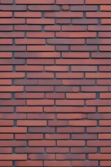 Obraz premium Vintage abstract illustration textured background of a reddish-brown color with subtle variations in hue brick wall with pattern of horizontal rows of rectangular bricks