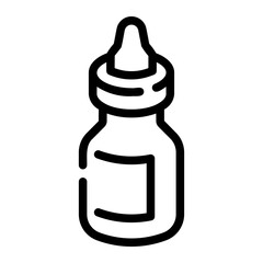 Fototapeta premium eye drops Line Icon