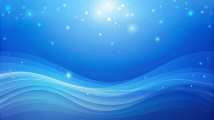 Tranquil cobalt surface design.