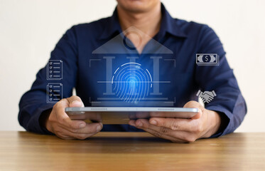 Fingerprint Scanning for Cybersecurity via Mobile Social Media Login with Smartphone to Online Banking Account