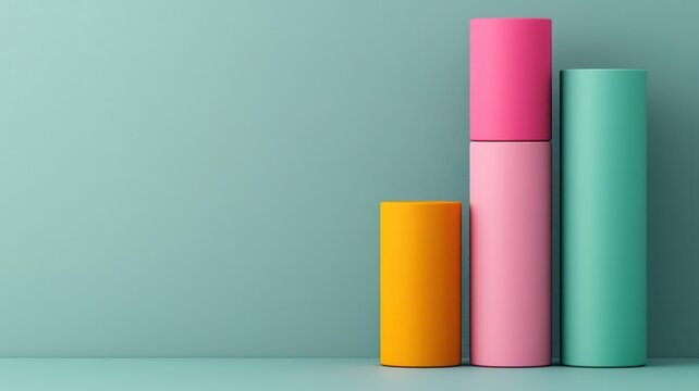 Stacked bar chart showing profit and loss by category, with vibrant colors distinguishing between profitable and unprofitable sectors