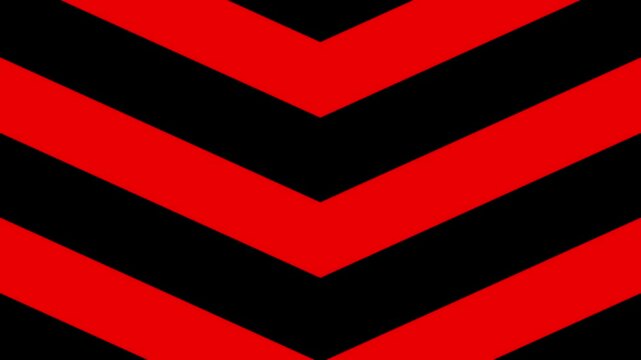Abstract red down arrow animation on black background, down arrows motion graphic. swipe down arrow direction for the download icon animation.