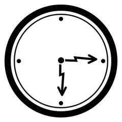 clock icon vector illustration