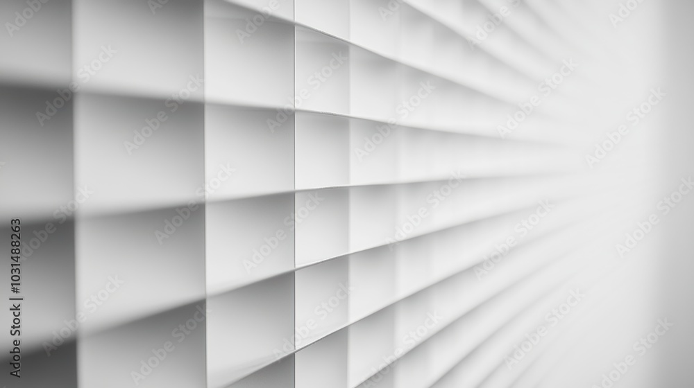 Poster Abstract Harmony, a series of delicate parallel lines creating a subtle interplay of form and space, evoking tranquility and uniformity.