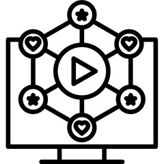 Viral Video Icon