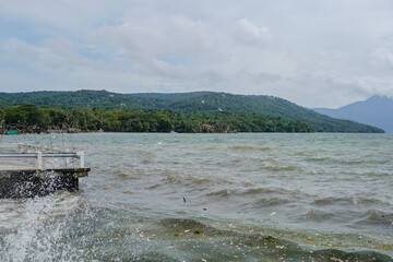 Taal Lake, Philippines near Lipa City Batangas Philippines