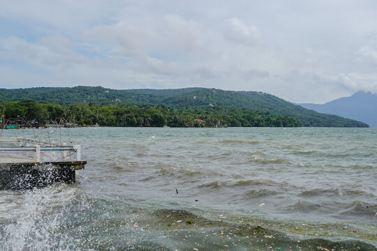 Taal Lake, Philippines near Lipa City Batangas Philippines