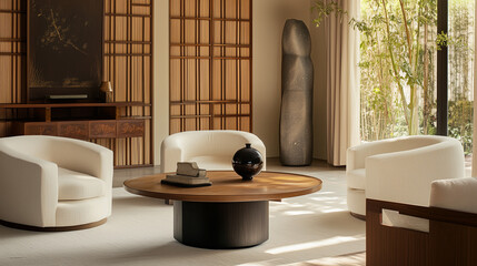 Contemporary Living Room Interior, Modern Living Room Interior.