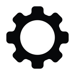 Gear icon set. Gear Settings symbol, cogwheel. Functions symbol. Settings icon vector general interface icon