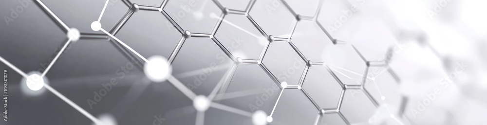 Poster Abstract Geometric Structure with Metallic Hexagonal Mesh
