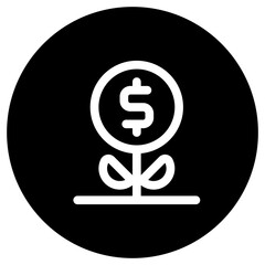 Editable interest vector icon. Part of a big icon set family.  Finance, business, investment, accounting. Perfect for web and app interfaces, presentations, infographics, etc