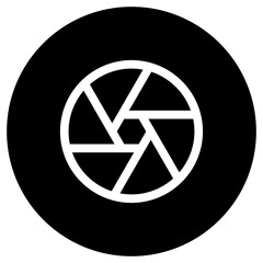 Editable aperture vector icon. Part of a big icon set family. Perfect for web and app interfaces, presentations, infographics, etc