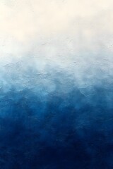 Obraz premium Abstract blue and white ombre background with a textured effect. Perfect for any project! #AbstractArt #Ombre #Texture