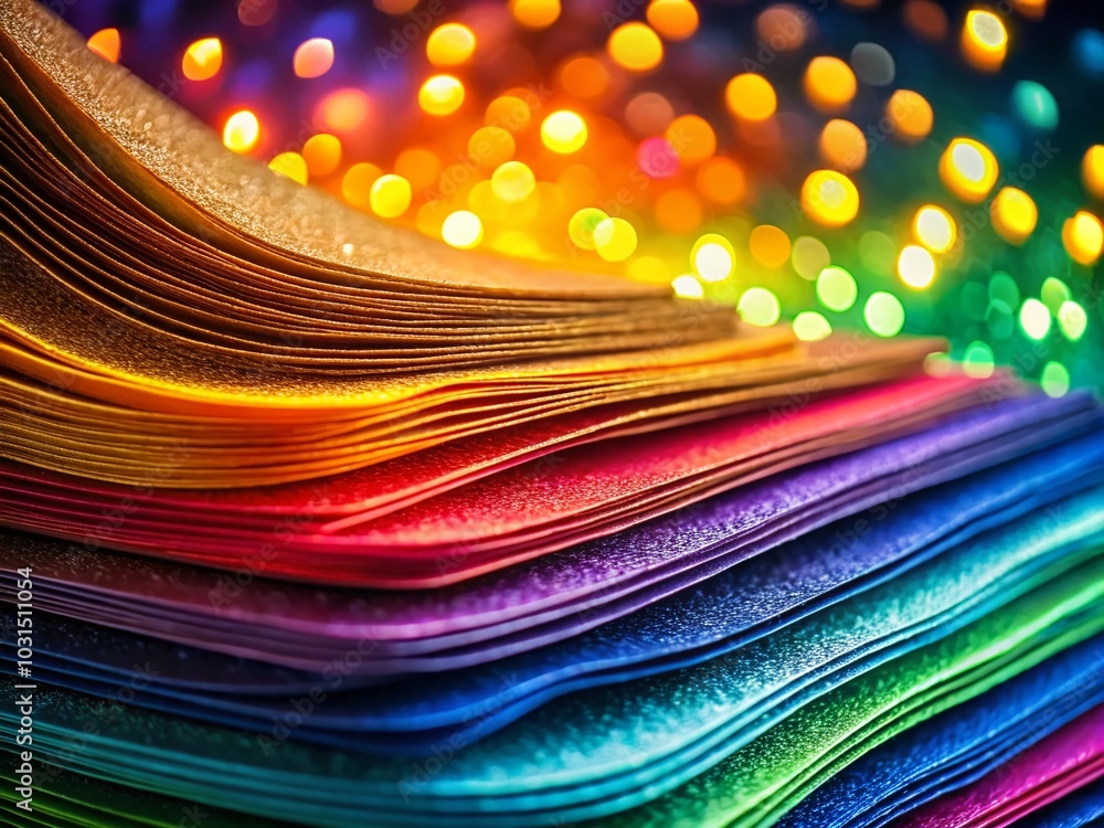 Poster modern colorful overlap layer background in low light photography for stunning visuals