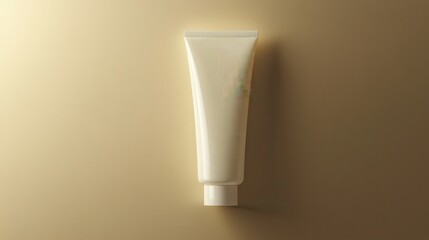Simple Tube Packaging on Neutral Background