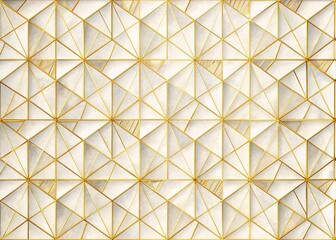 Modern Geometric Seamless Pattern with Gold Line Texture on White Background for Bright Abstract Wallpaper Design