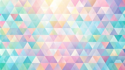 Pastel geometric abstract background with soft triangular shape pattern