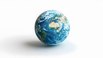 earth globe on black background