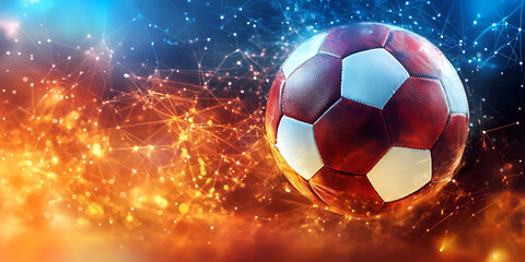 Naklejka premium Simple Ball Isolated on Plain Background