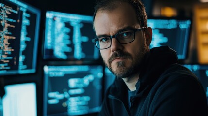 Focused Programmer in a High-Tech Environment